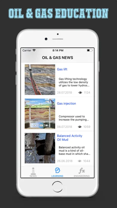 Captures d'écran de Oil & Gas News