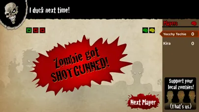 Tangkapan layar Zombie Dice