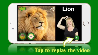 Capturas de tela do ASL Animals - Lite