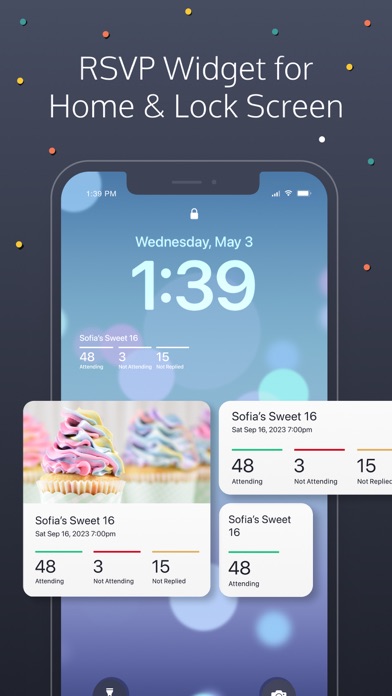 Poply: Party Invitation Maker Screenshots
