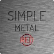 카카오톡테마 - 심플, Metal Red