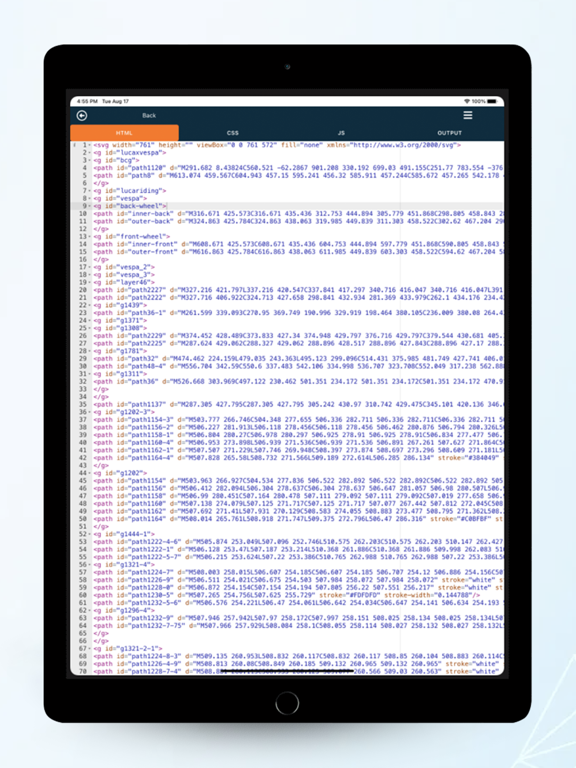صور A1 HTML Editor iPad 