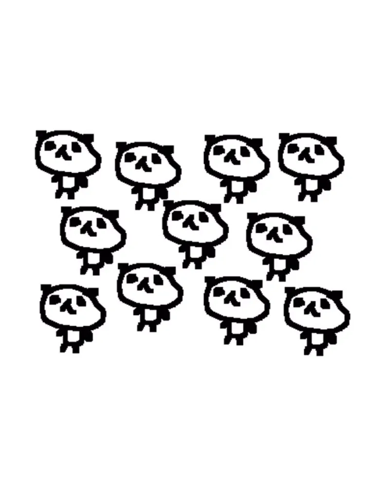 Cute Panda Stickers!! iPad 應用截圖