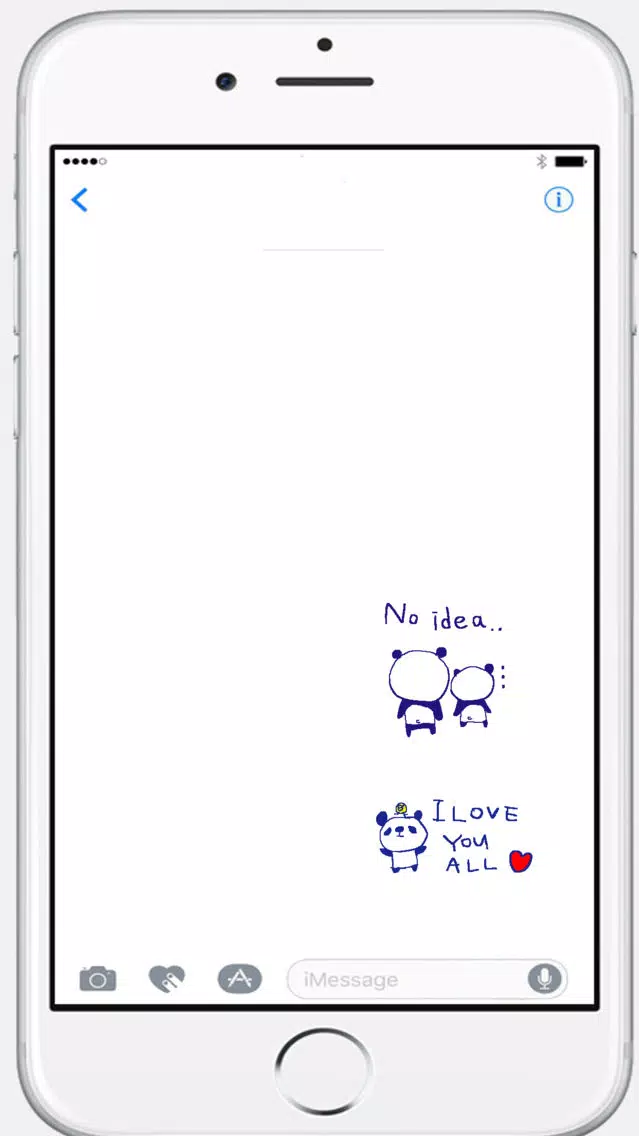 Tangkapan layar Happy panda stickers!!