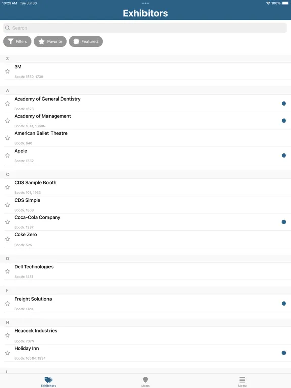 APA National Conference iPad 应用截图