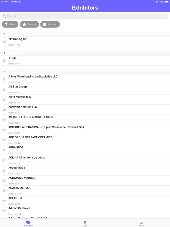 Capturas de pantalla de Coverings 2024 iPad 