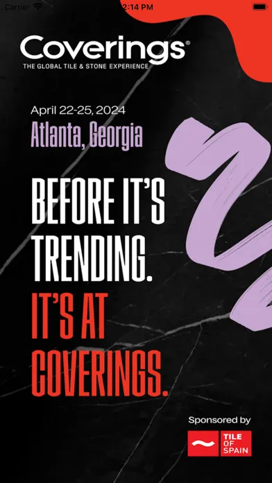 Capturas de pantalla de Coverings 2024