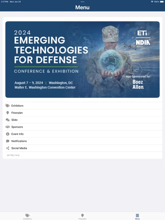 Emerging Tech Defense Conf iPad 应用截图