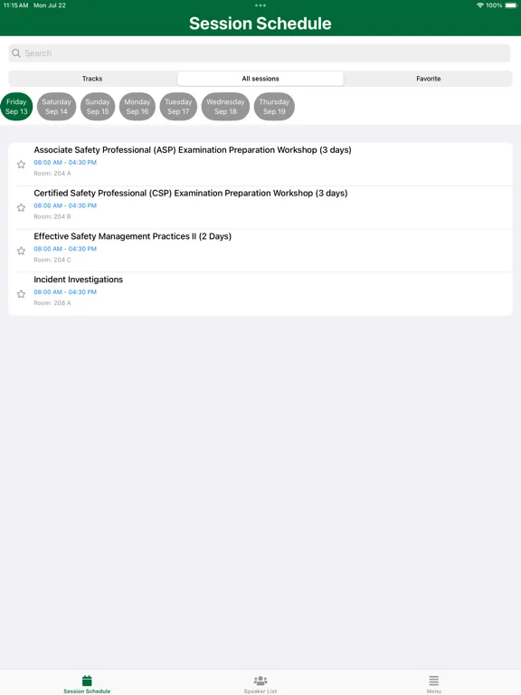 2024 NSC Safety Congress&Expo iPad  Ekran Görüntüleri