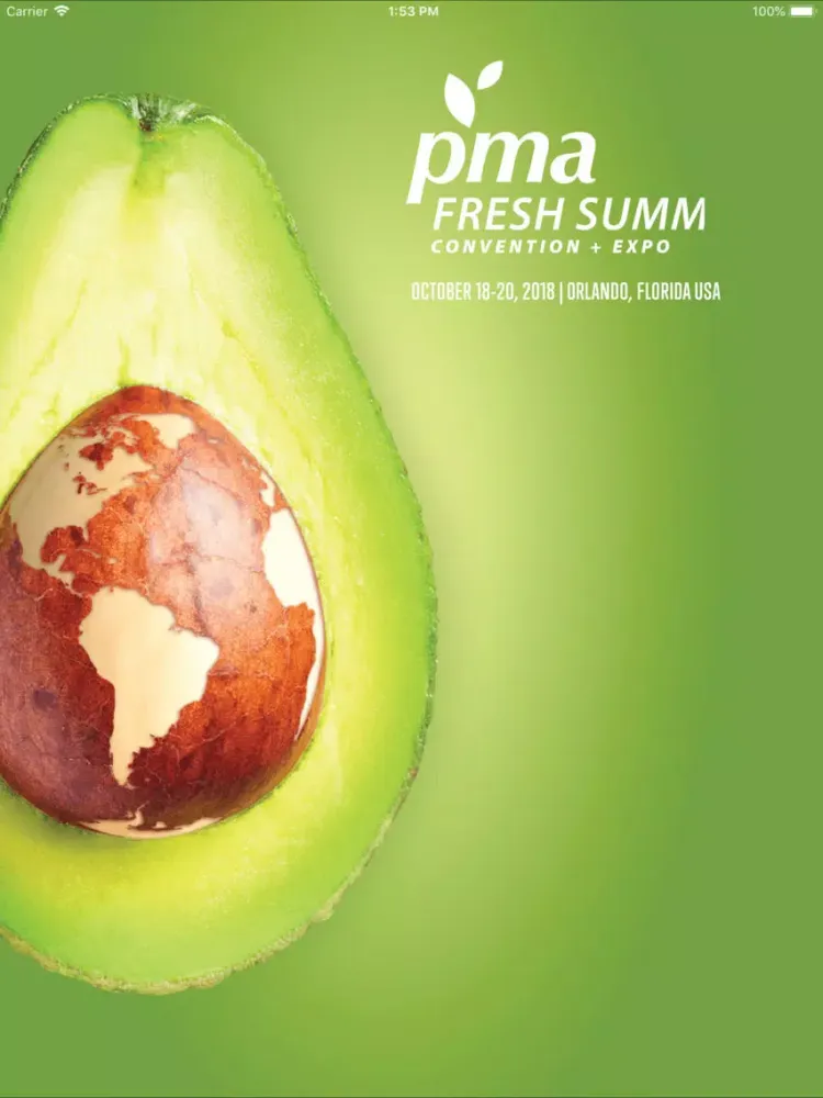 2018 PMA Fresh Summit iPad  Screenshots