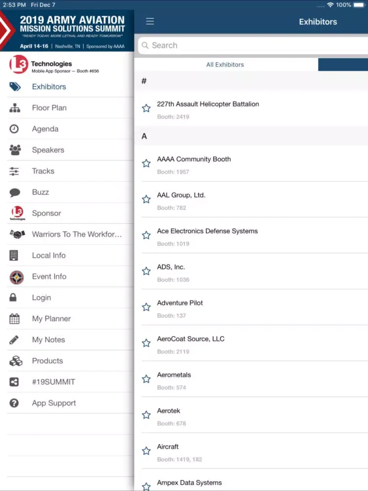 19SUMMIT iPad  স্ক্রিনশট