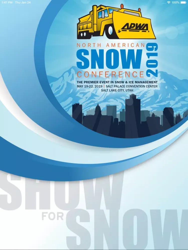 Capturas de tela do North American Snow Conference iPad 