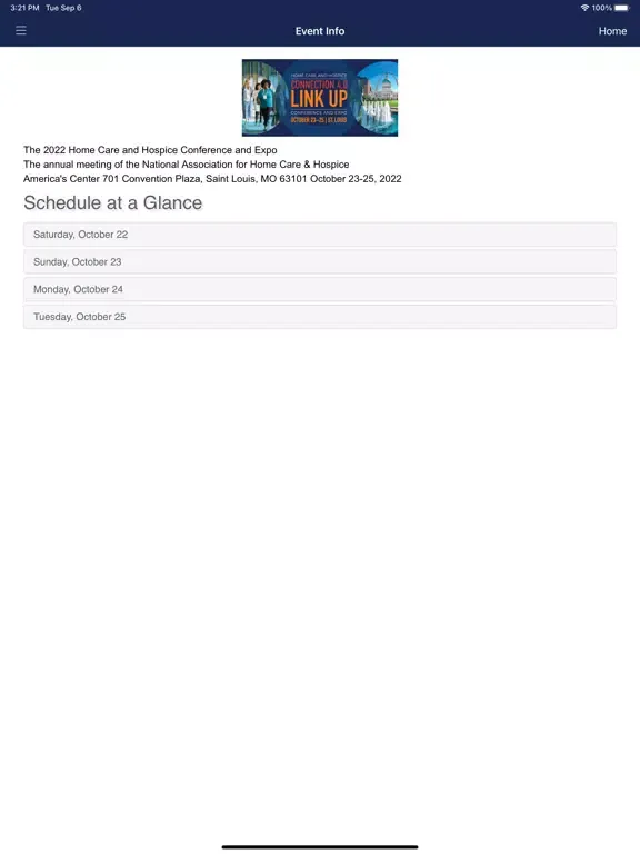 2022 NAHC Conference iPad 应用截图