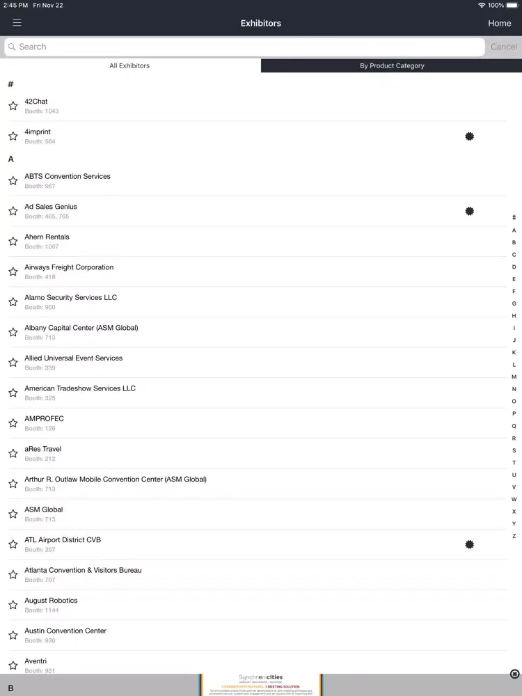 ภาพหน้าจอของ Expo! Expo! 2019 iPad 