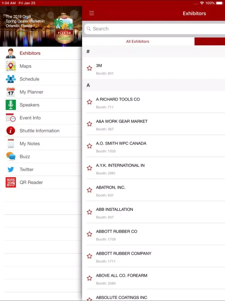 Zrzuty ekranu Orgill Spring Dealer Market iPad 