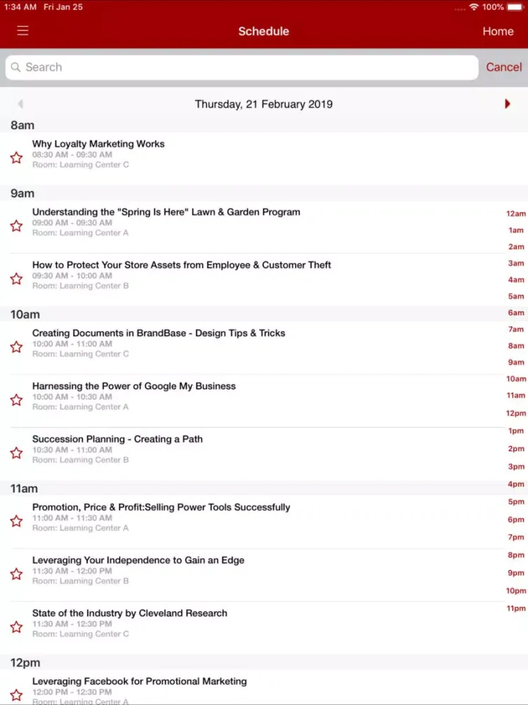 Zrzuty ekranu Orgill Spring Dealer Market iPad 