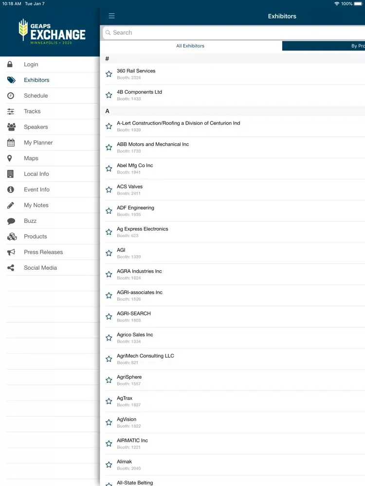 GEAPS Exchange 2020 iPad 应用截图