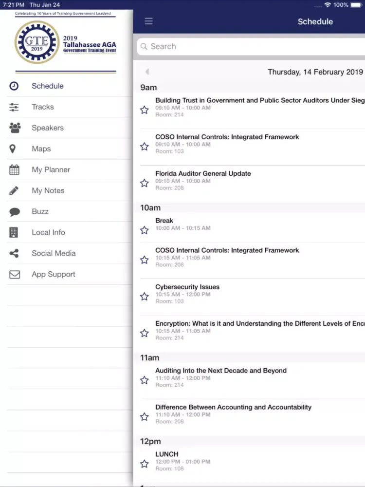 2019 AGA-Tallahassee GTE iPad 應用截圖