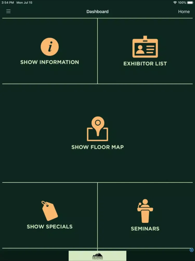 Ảnh chụp màn hình của Indo Expo iPad 