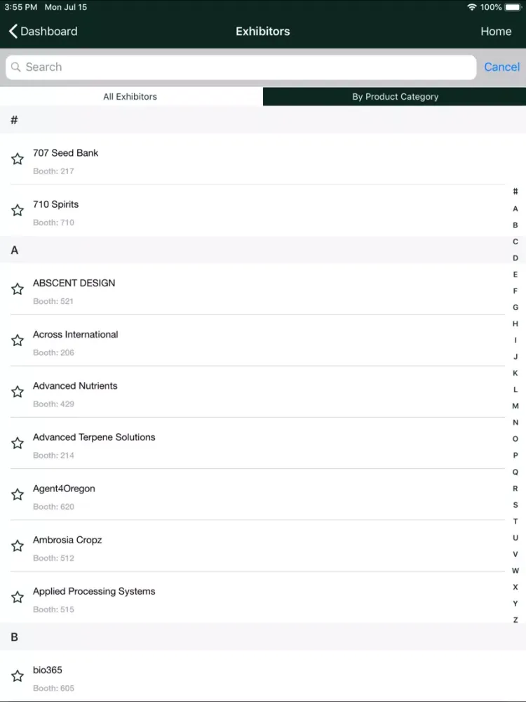 Ảnh chụp màn hình của Indo Expo iPad 