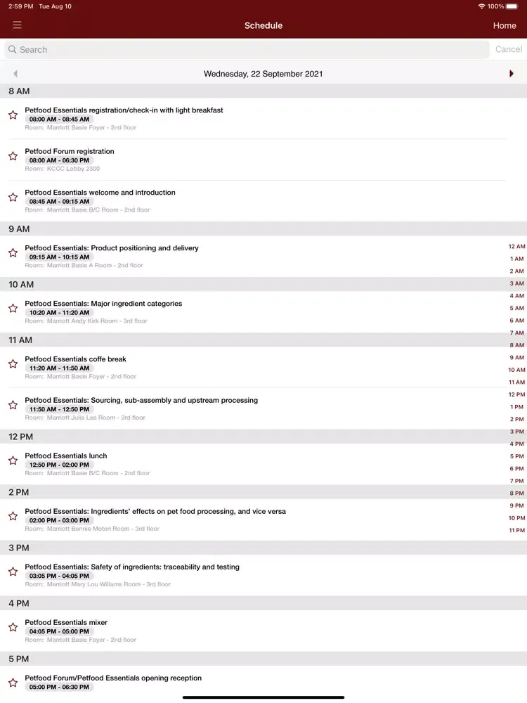 Petfood Forum 2021 iPad  Screenshots