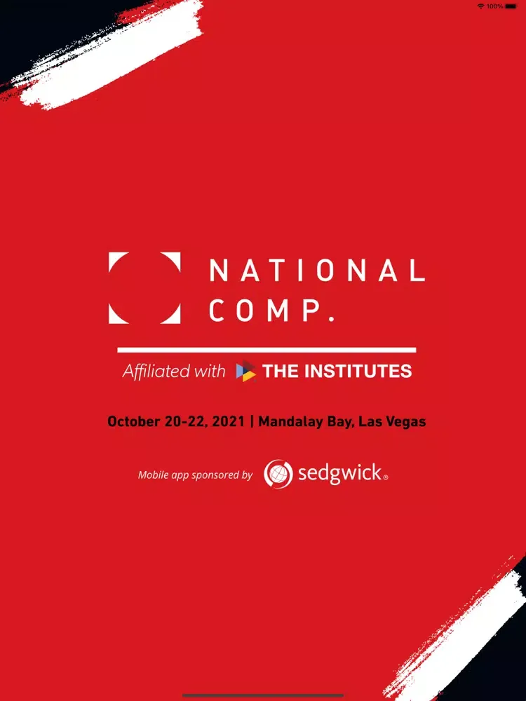 National Comp Conference 2021 iPad  Screenshots