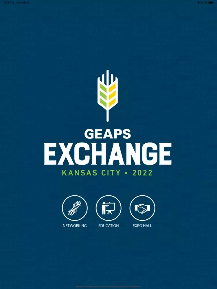 Tangkapan layar GEAPS Exchange 2022 iPad 
