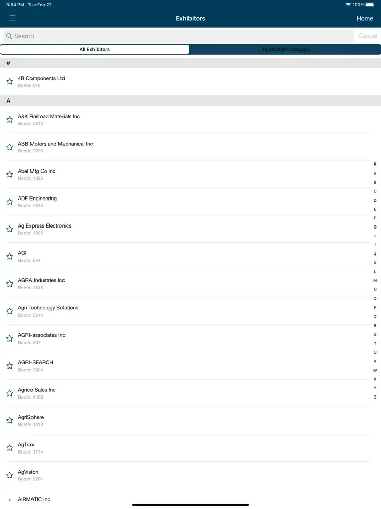 Tangkapan layar GEAPS Exchange 2022 iPad 