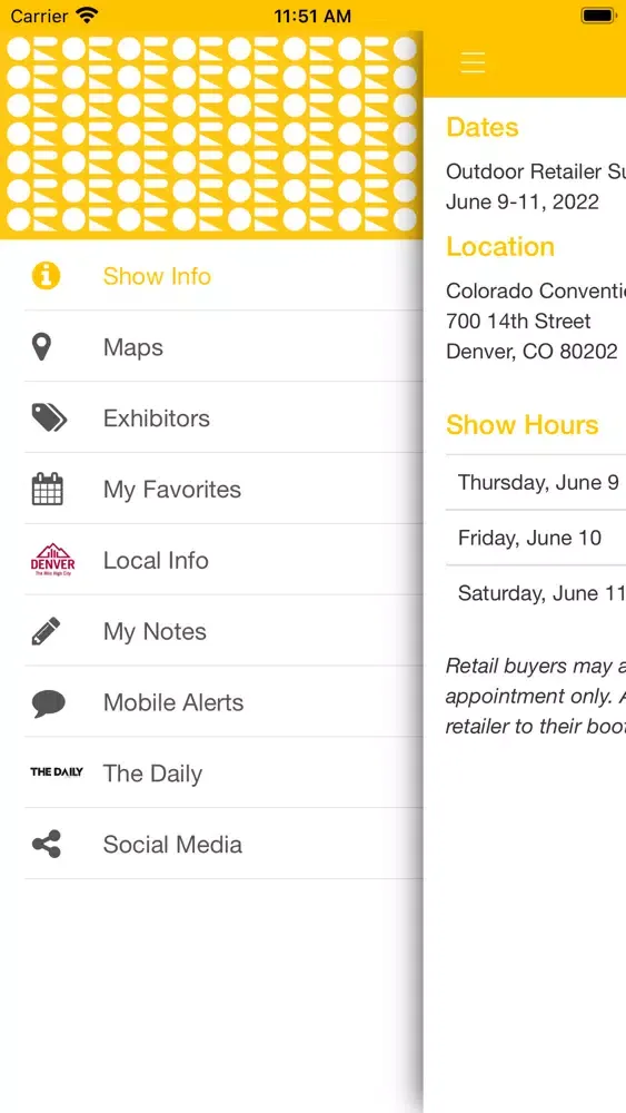 Outdoor Retailer Summer 2022 Screenshots
