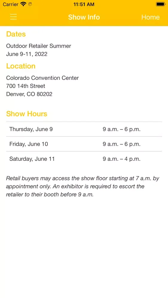 Outdoor Retailer Summer 2022 Screenshots