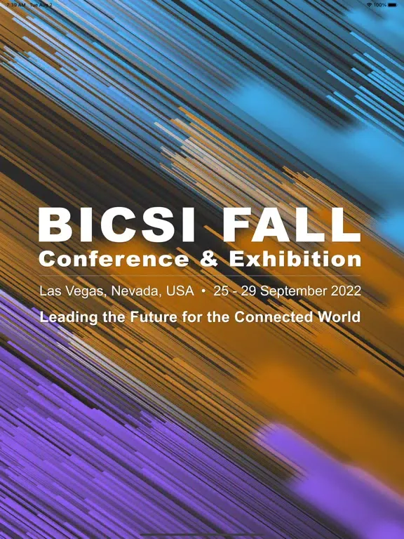 Zrzuty ekranu 2022 BICSI Fall Conference iPad 