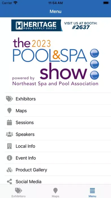 Capturas de pantalla de 2023 Pool & Spa Show