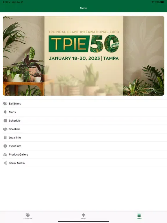 TPIE 2023 iPad  Screenshots