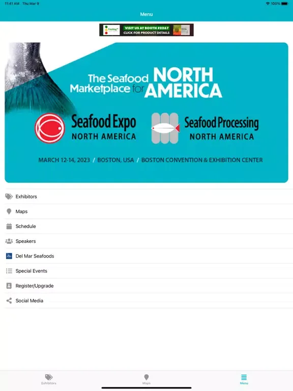 تصاویر Seafood Expo North America iPad 