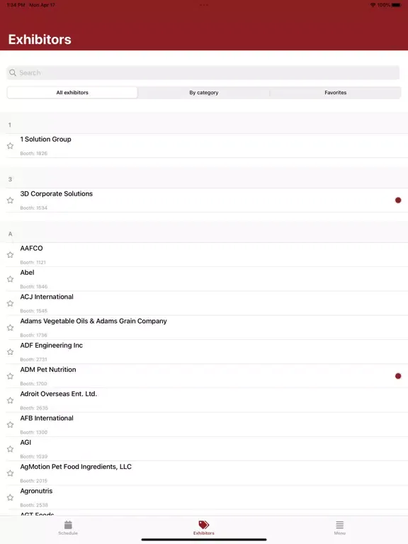 Tangkapan skrin Petfood Forum 2023 iPad 
