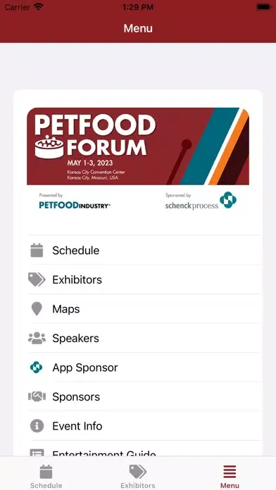 Tangkapan skrin Petfood Forum 2023