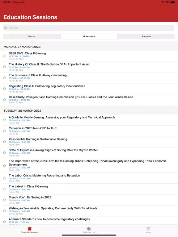 Indian Gaming Tradeshow 2023 iPad  Screenshots