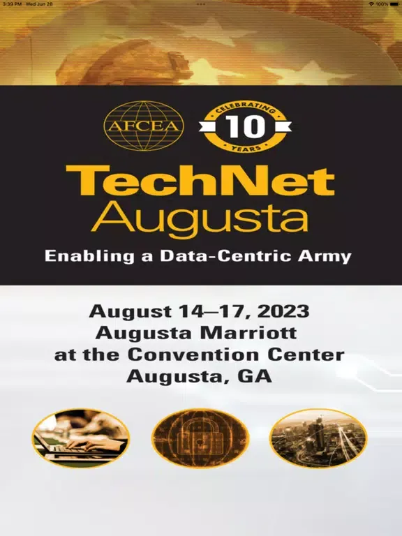 Capturas de tela do TechNet Augusta 2023 iPad 