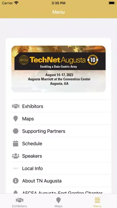 Capturas de tela do TechNet Augusta 2023