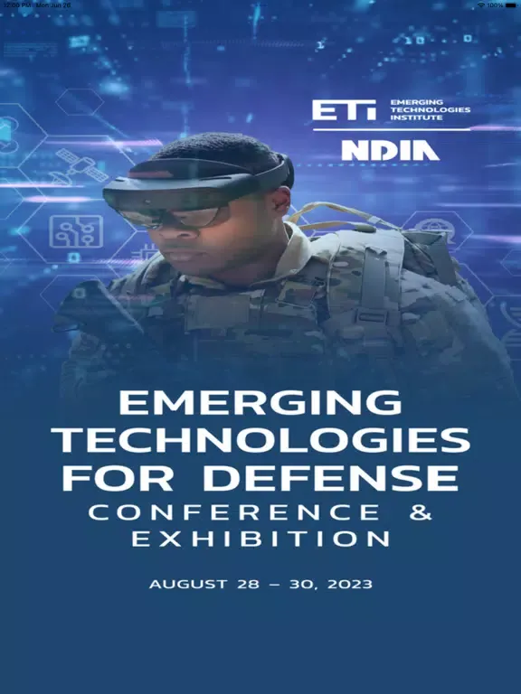Emerging Tech Defense Conf iPad  স্ক্রিনশট