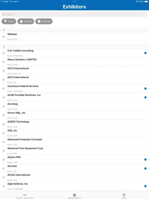 Tangkapan layar AFCEA/USNI WEST 2024 iPad 