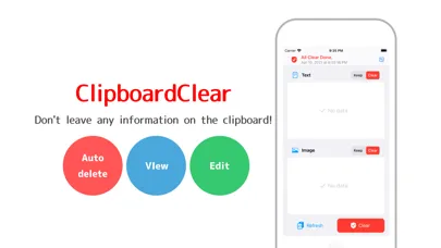 Tangkapan skrin ClipboardClear - Auto