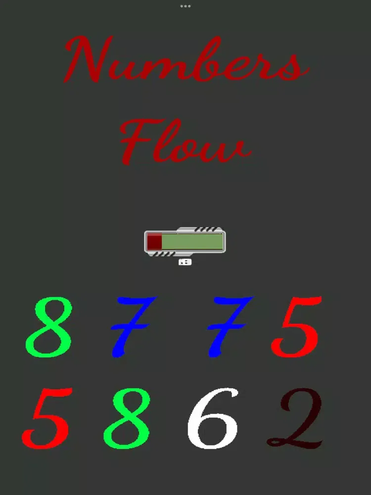 Capturas de pantalla de Numbers Flow iPad 