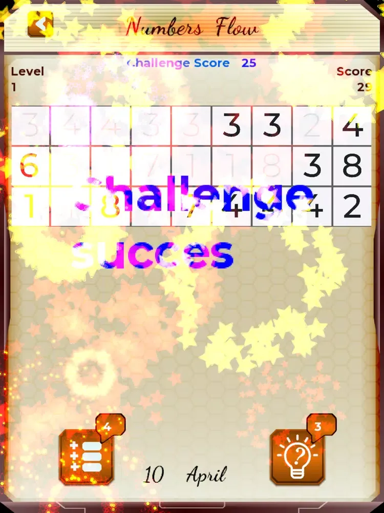 Capturas de pantalla de Numbers Flow iPad 