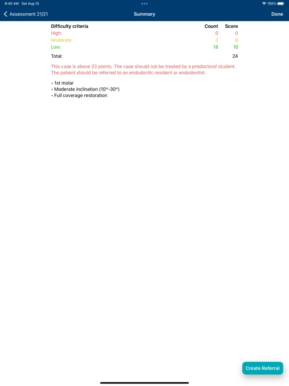 Tangkapan layar AAE EndoCase iPad 