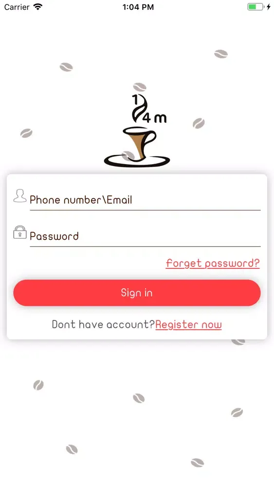 MyCoffee_Provider スクリーンショット