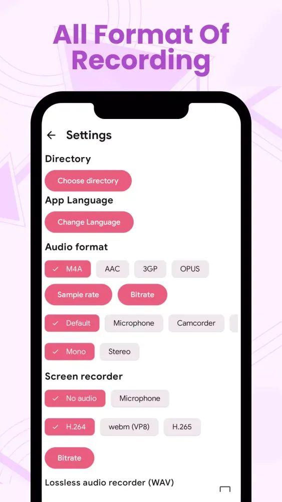 Voice Recorder Screenshots
