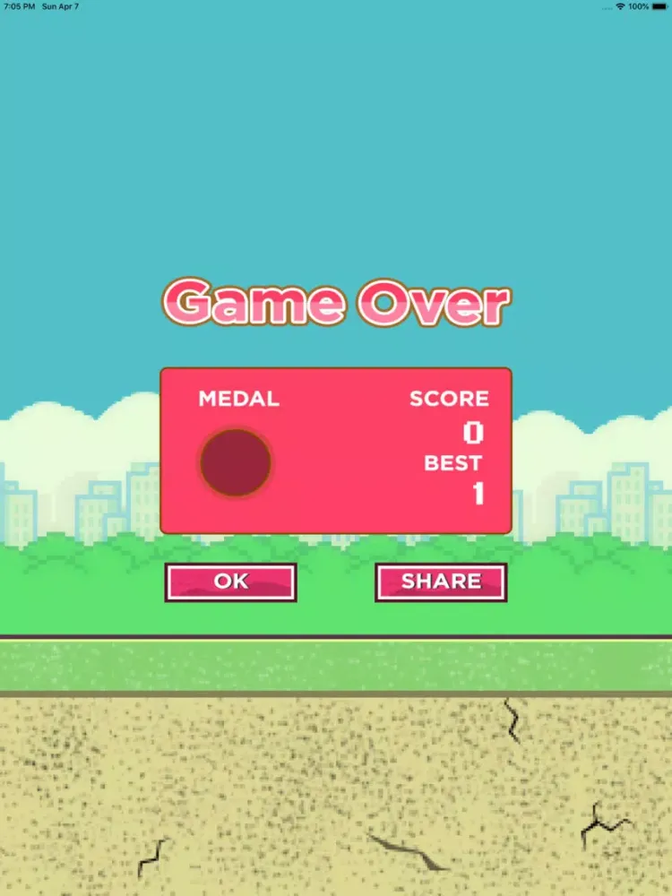 Tangkapan skrin Swing Bug iPad 
