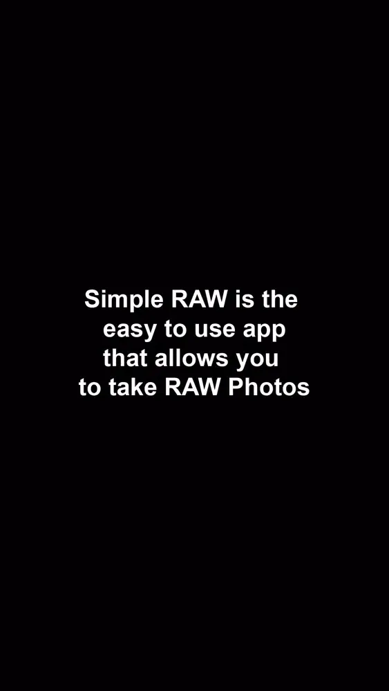 Screenshot di Simple RAW