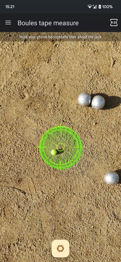 Screenshot di Tape measure for pétanque
